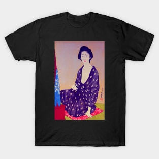 "Woman in a Summer Garment" by Hashiguchi Goyo (1920) TECHNICOLOR REMASTERED T-Shirt